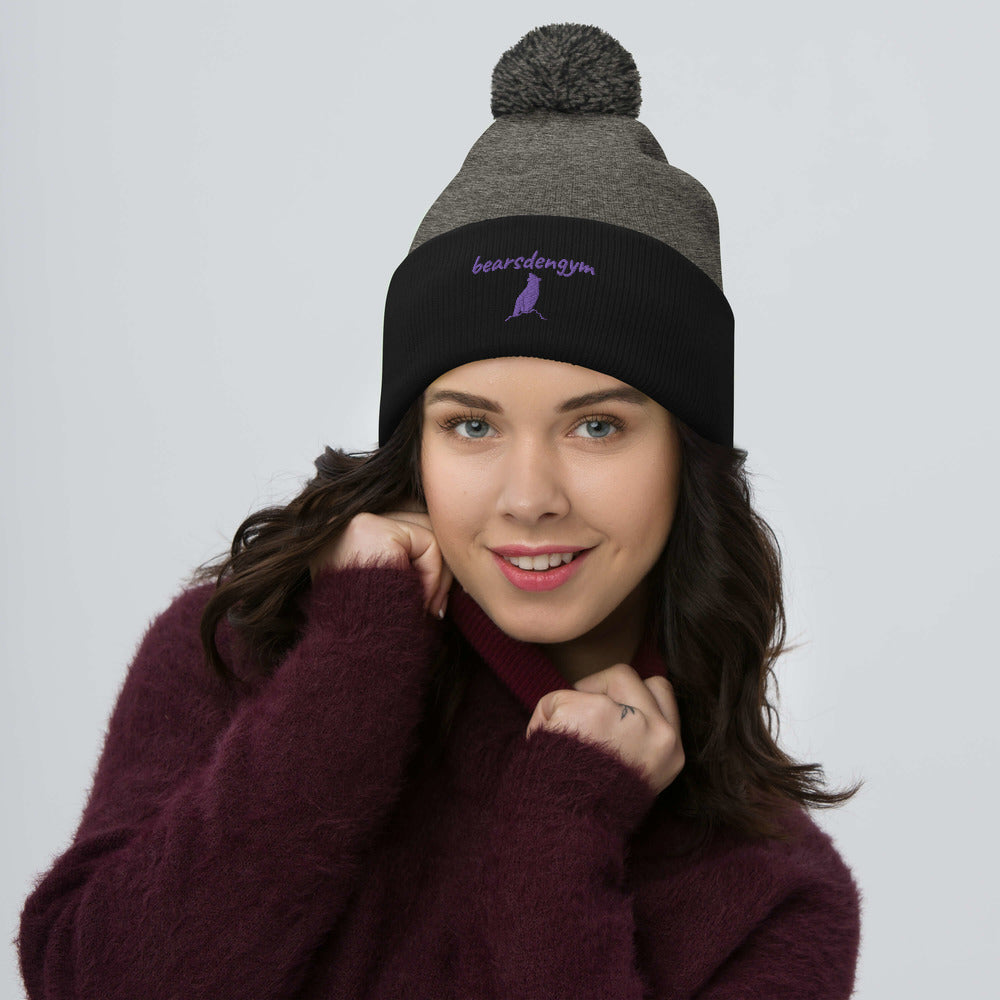 Lindsay Collection Pom-Pom Beanie