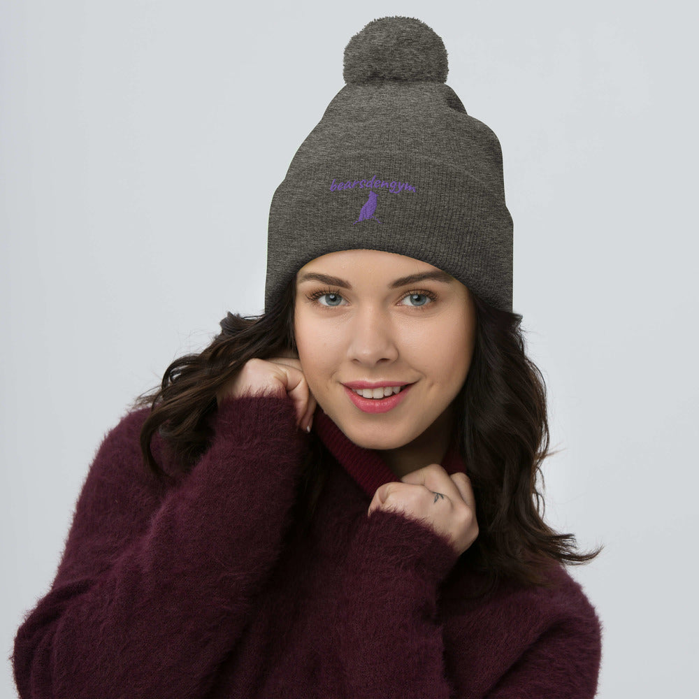 Lindsay Collection Pom-Pom Beanie