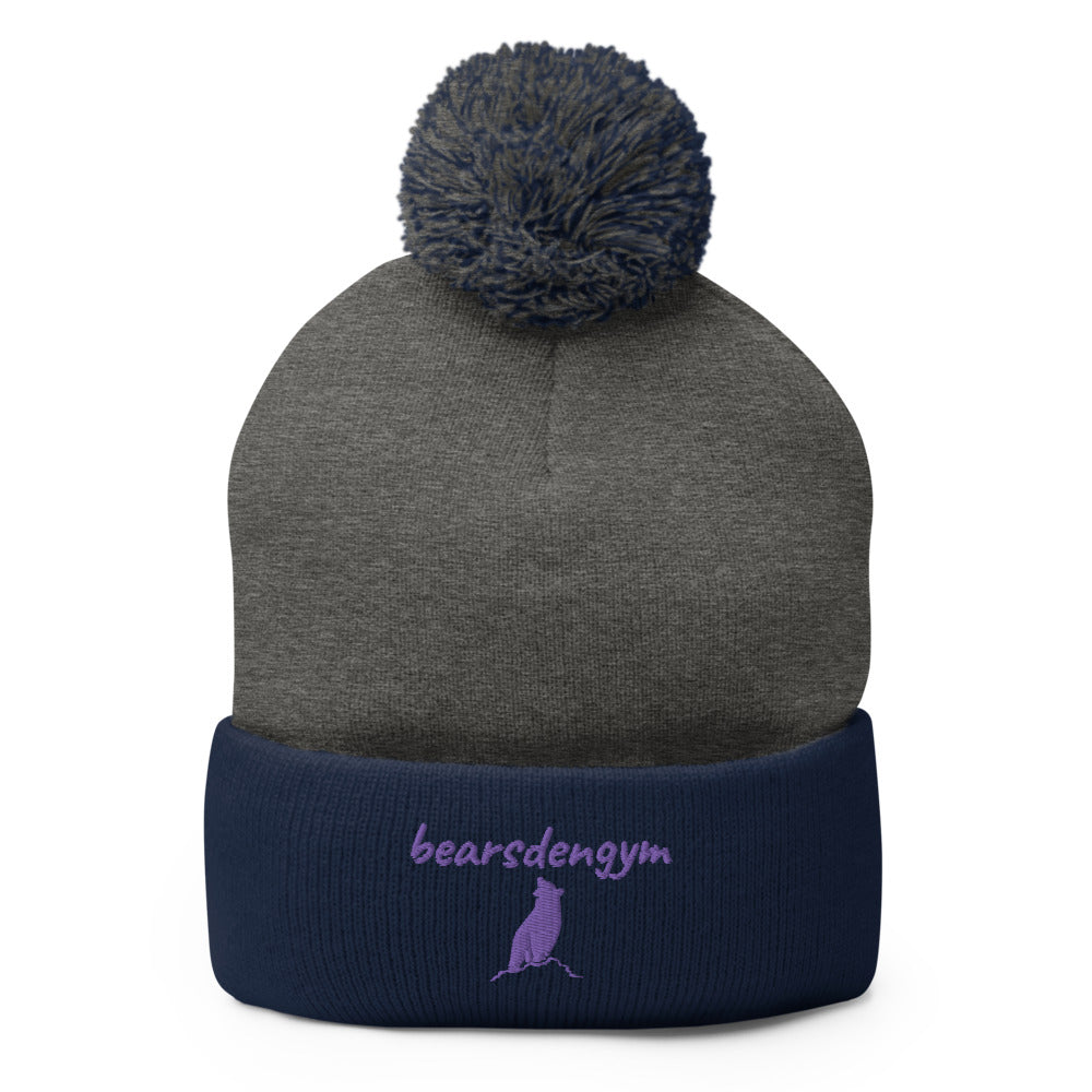 Lindsay Collection Pom-Pom Beanie