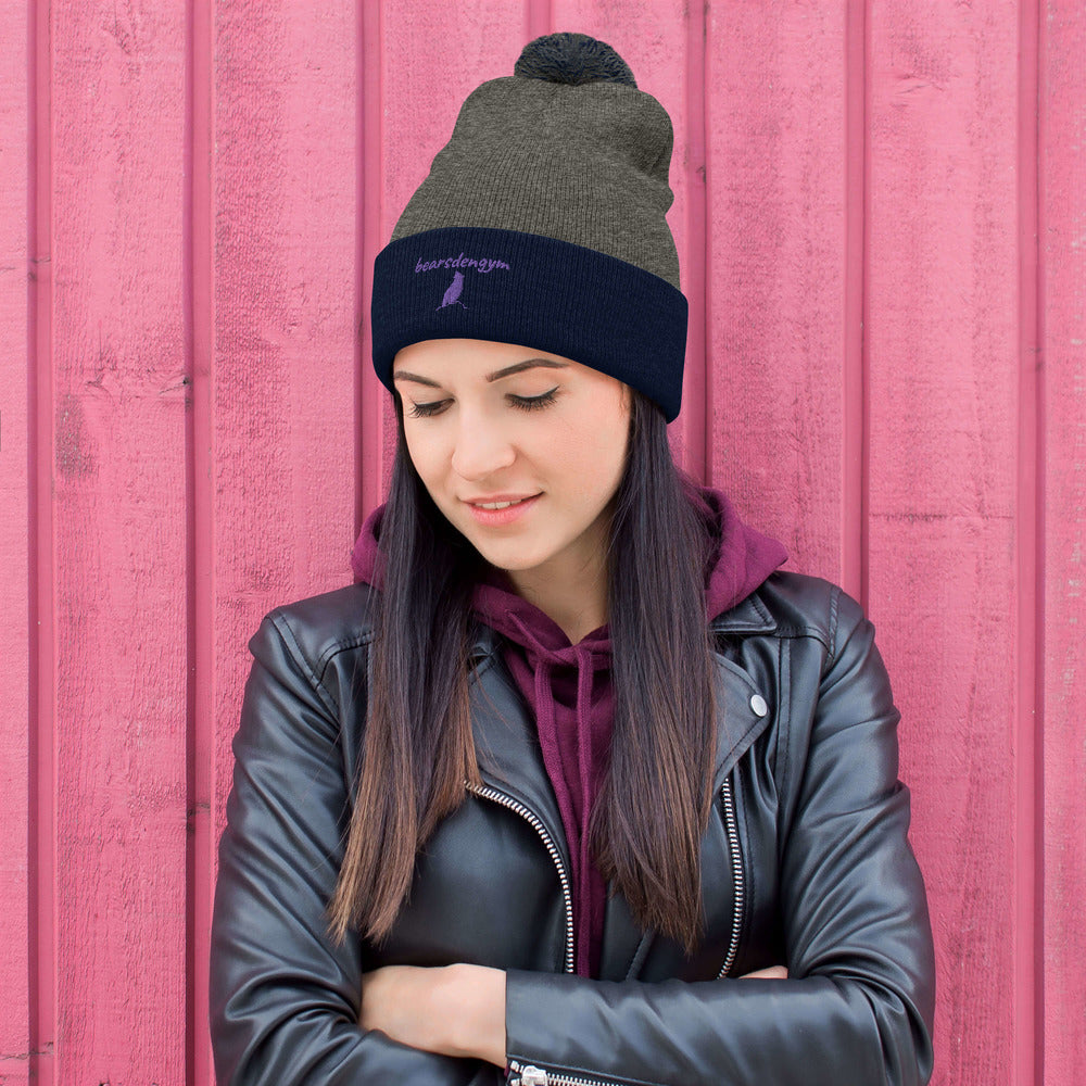 Lindsay Collection Pom-Pom Beanie