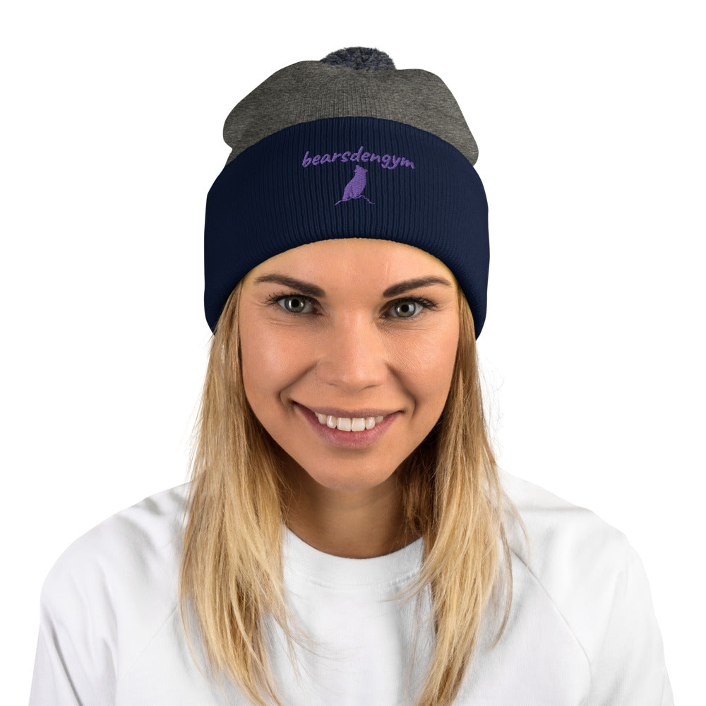 Lindsay Collection Pom-Pom Beanie