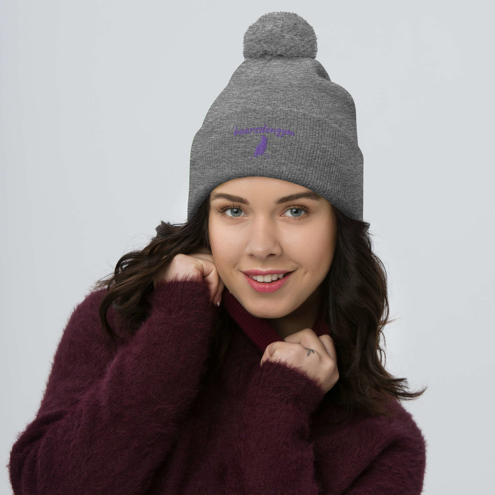 Lindsay Collection Pom-Pom Beanie