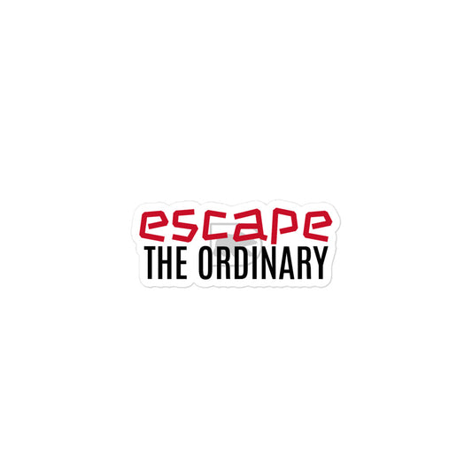 escape THE ORDINARY stickers