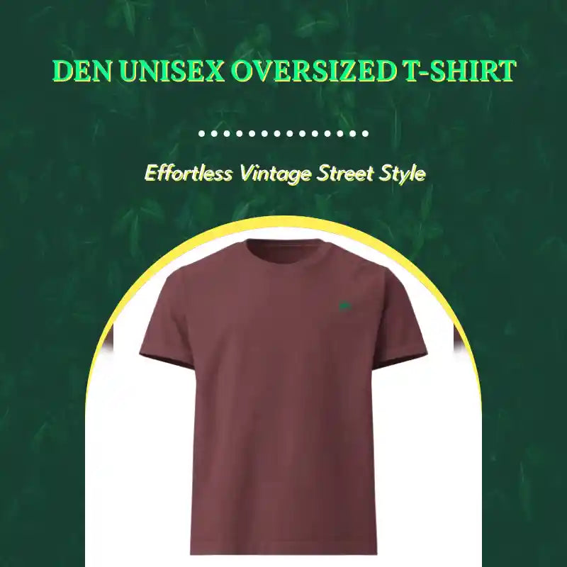 DEN Unisex oversized t-shirt by@Outfy