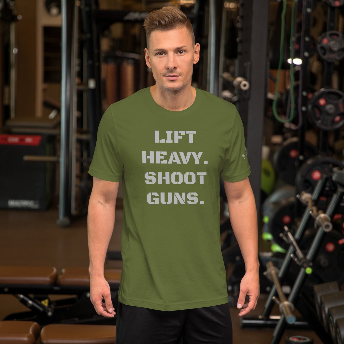 Lift Heavy. Shoot Guns.