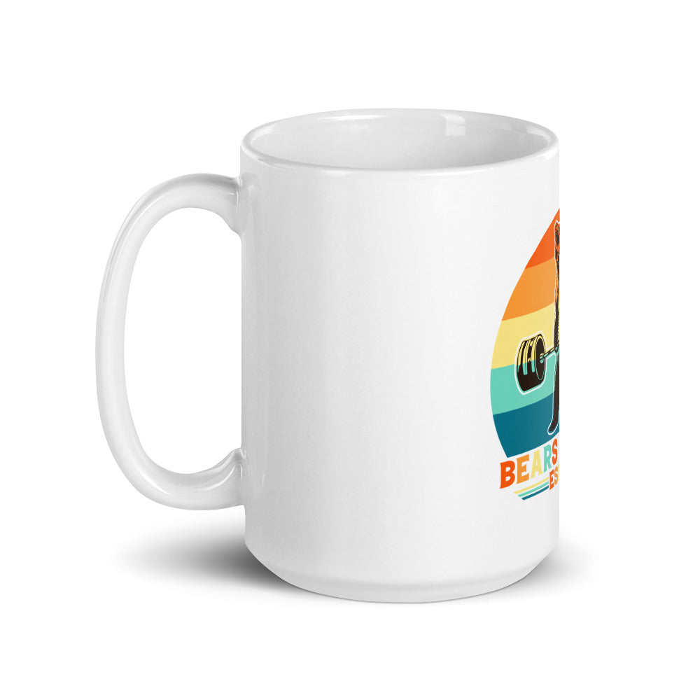 BDG Retro White glossy mug